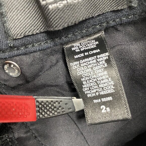 Express High Rise Legging Women Size 2 Short Distressed Denim Pants - Stretch - Picture 8 of 14